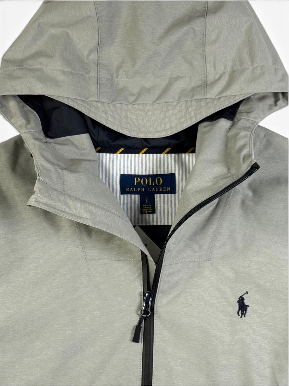 Polo Ralph Lauren Portland Waterproof Hooded Jacket Gray NWT Men’s Small